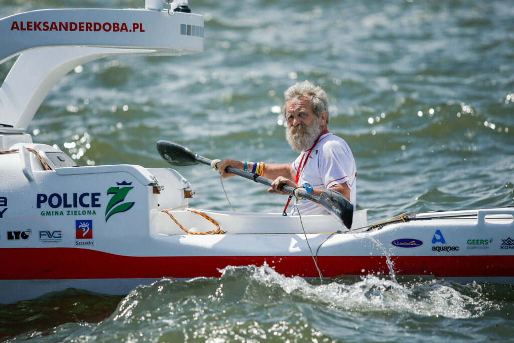 Olek kayaking
